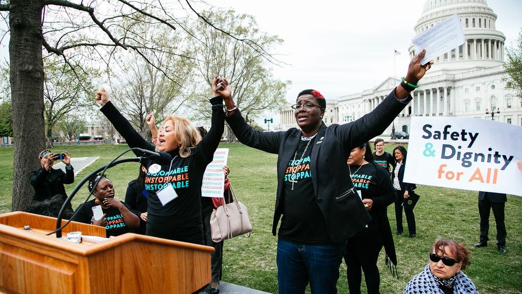 Members of the National Domestic Workers Alliance.