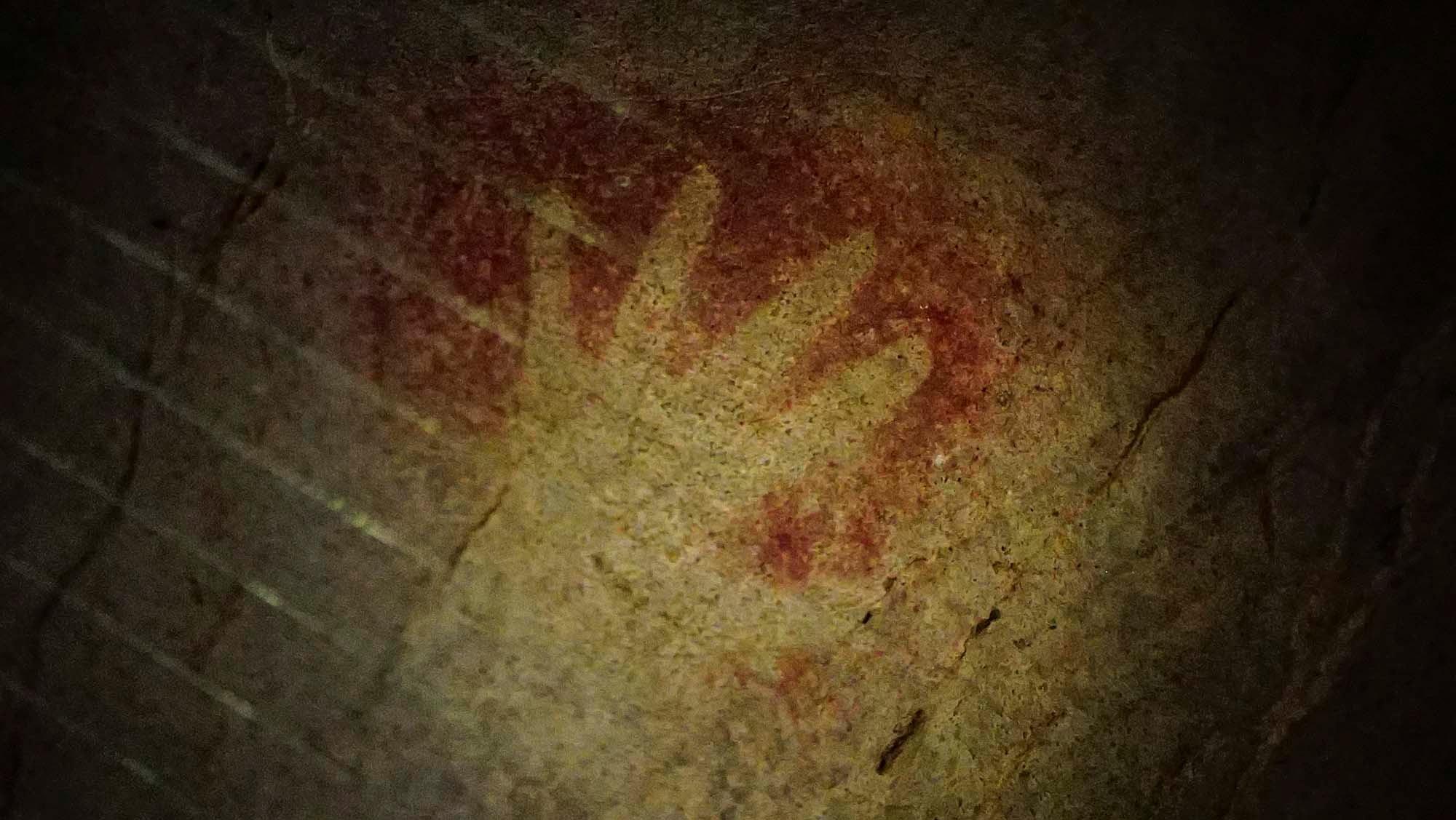 Hand Stencils found in the Cave of El Castillo (c. 37,000 BCE)