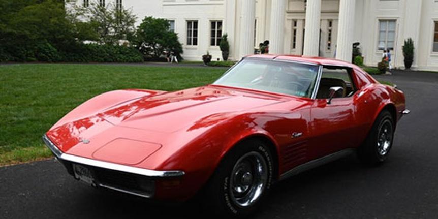 Paul Newman-signed Corvette