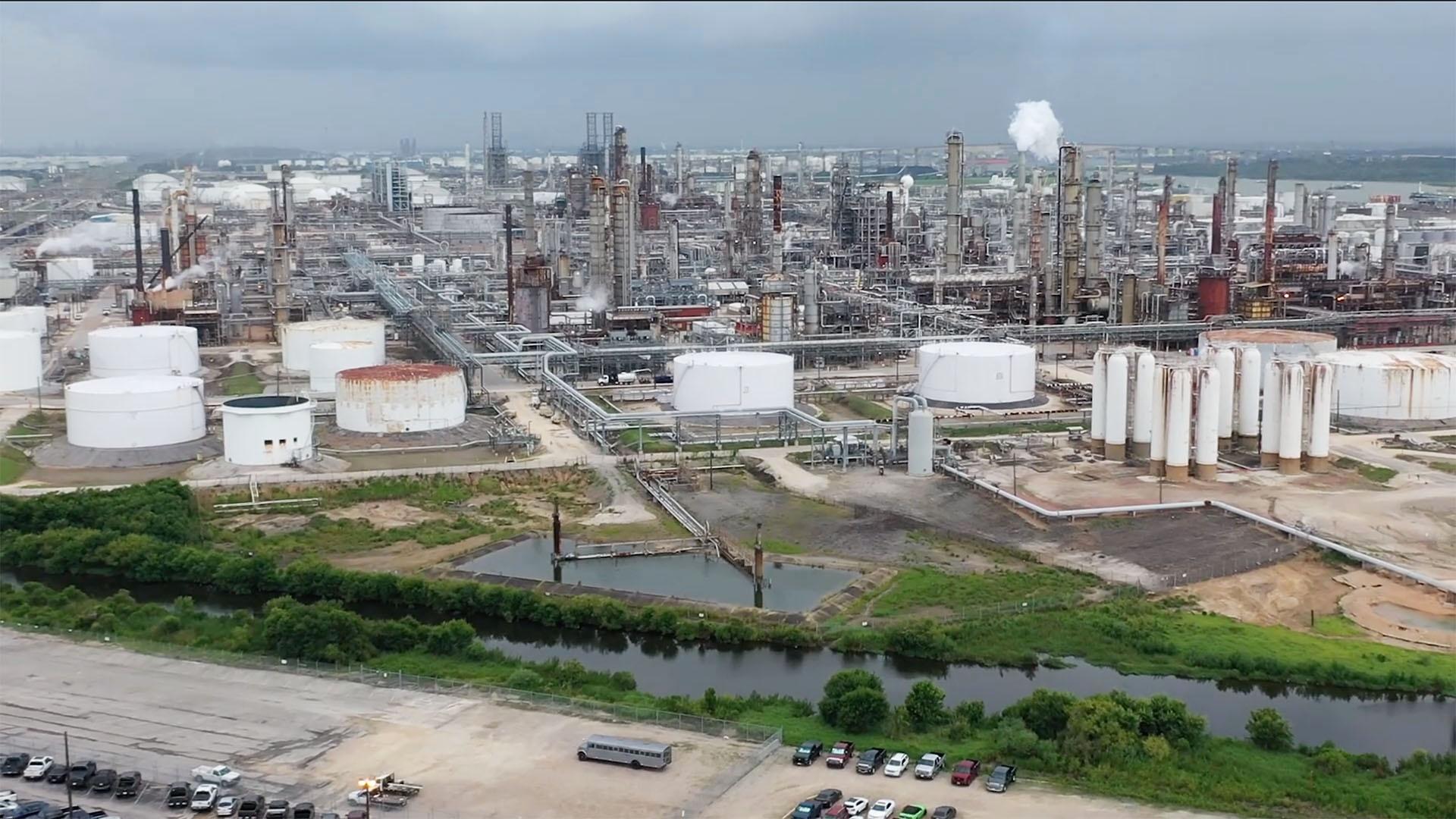 Industrial plants in Houston, Texas.