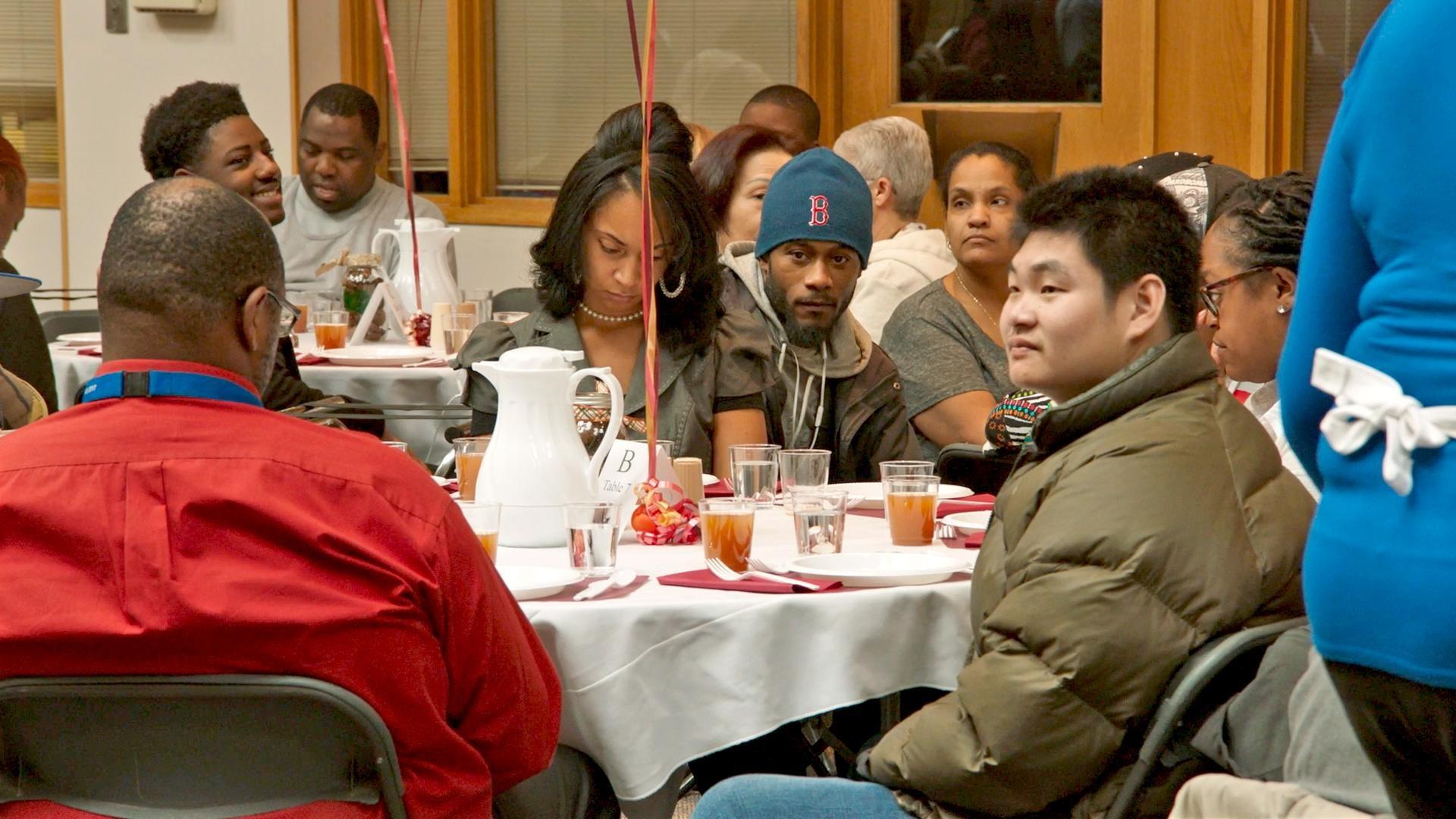 Still from Frederick Wiseman's film 'City Hall'