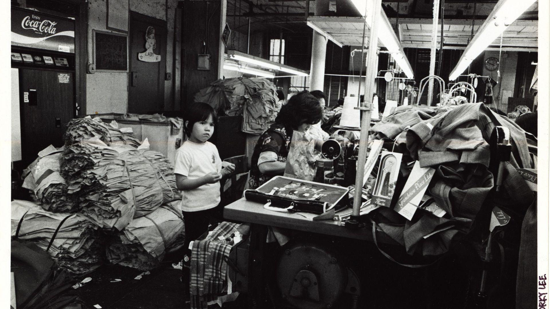 A Garment Worker Labors in Manhattan’s Chinatown