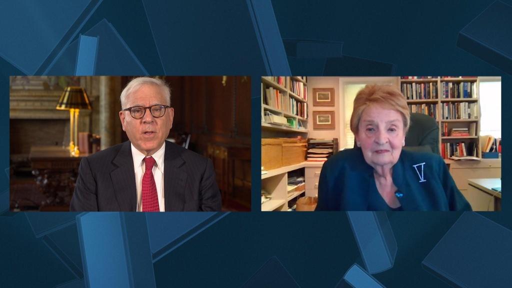 David Rubenstein interviews former Secretary of State Madeleine Albright.