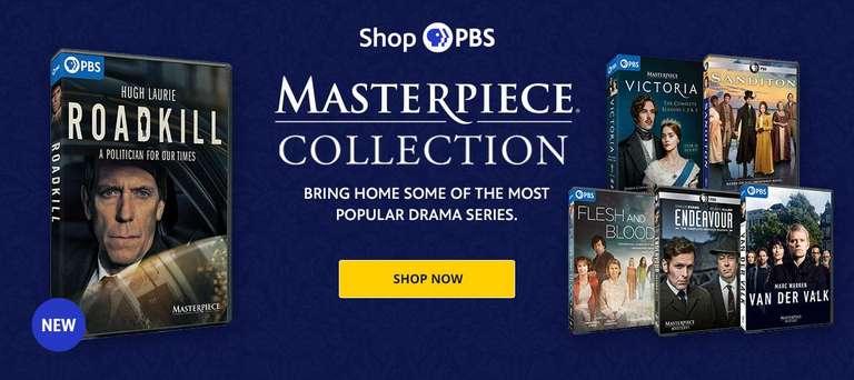 Shop PBS: Bring home some of the most popular drama series. Shop Masterpiece Collection >