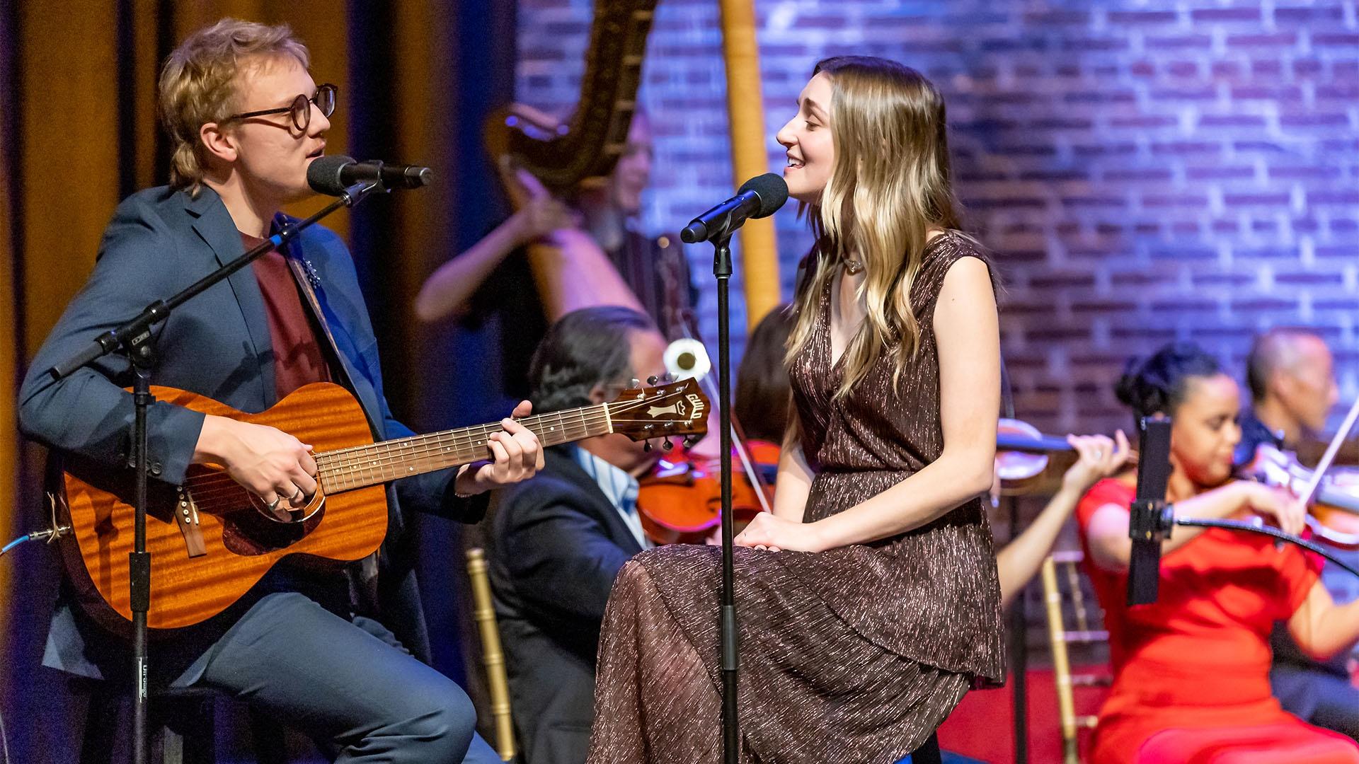Wendlo performing with APO at Strand Theater in Marietta, Georgia.