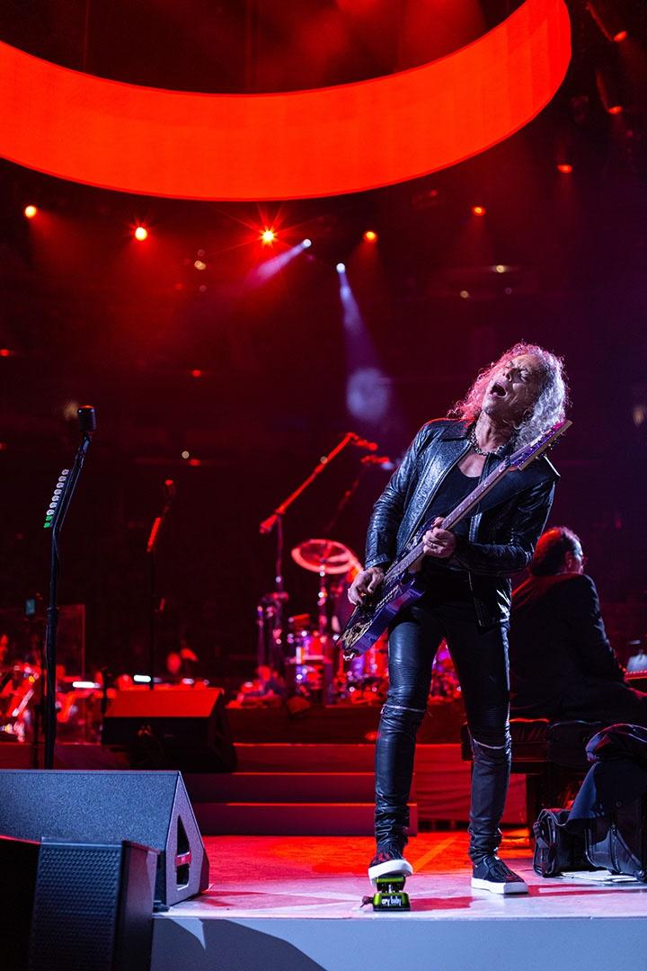 Metallica lead guitarist Kirk Hammett.