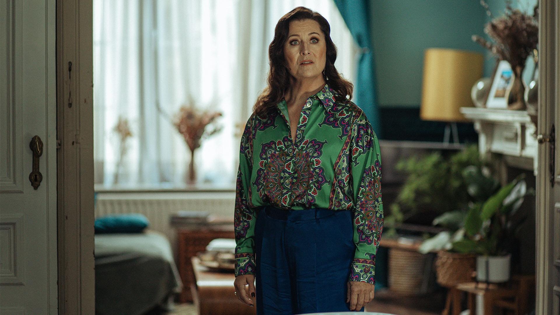 Dubravka Mimica standing in a scene from Before We Die.