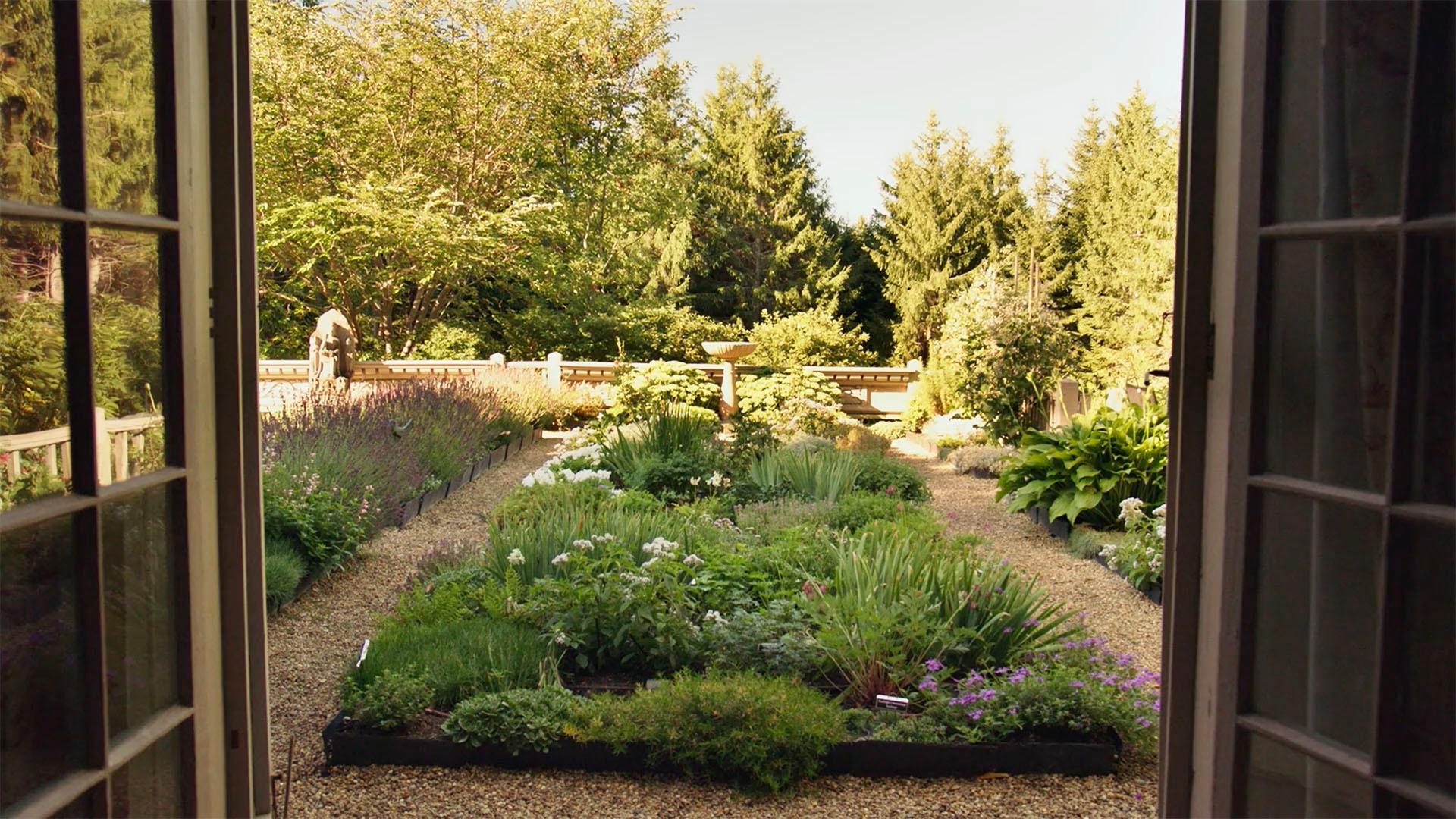 Beatrix Farrand's last garden created for her final home at Garland Farm on Mount Desert Island, ME.