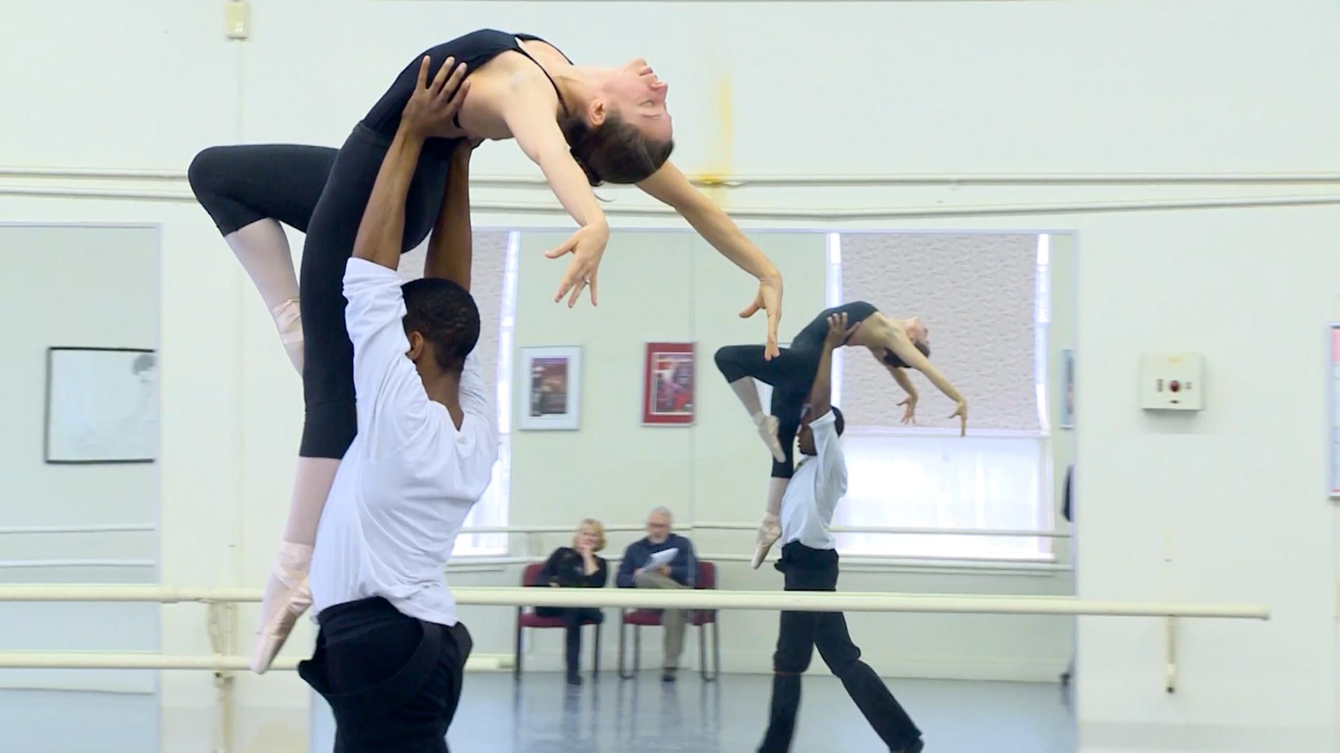 Fredrick Davis practices for Ballet Tennessee's, "The Nutcracker."