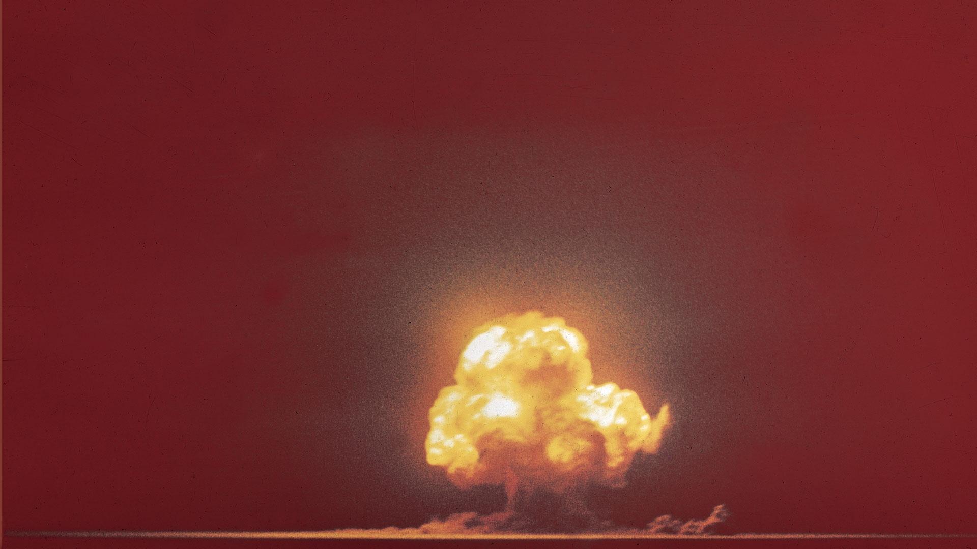 This color still is the only properly exposed photo from the world's first atomic test.