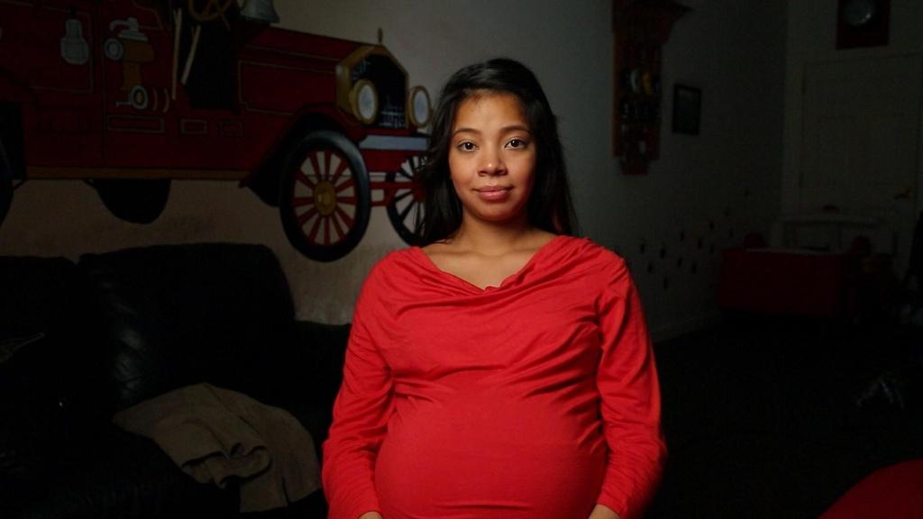 Lesly, mother of a baby delivered via EXIT procedure in the Special Delivery Unit.