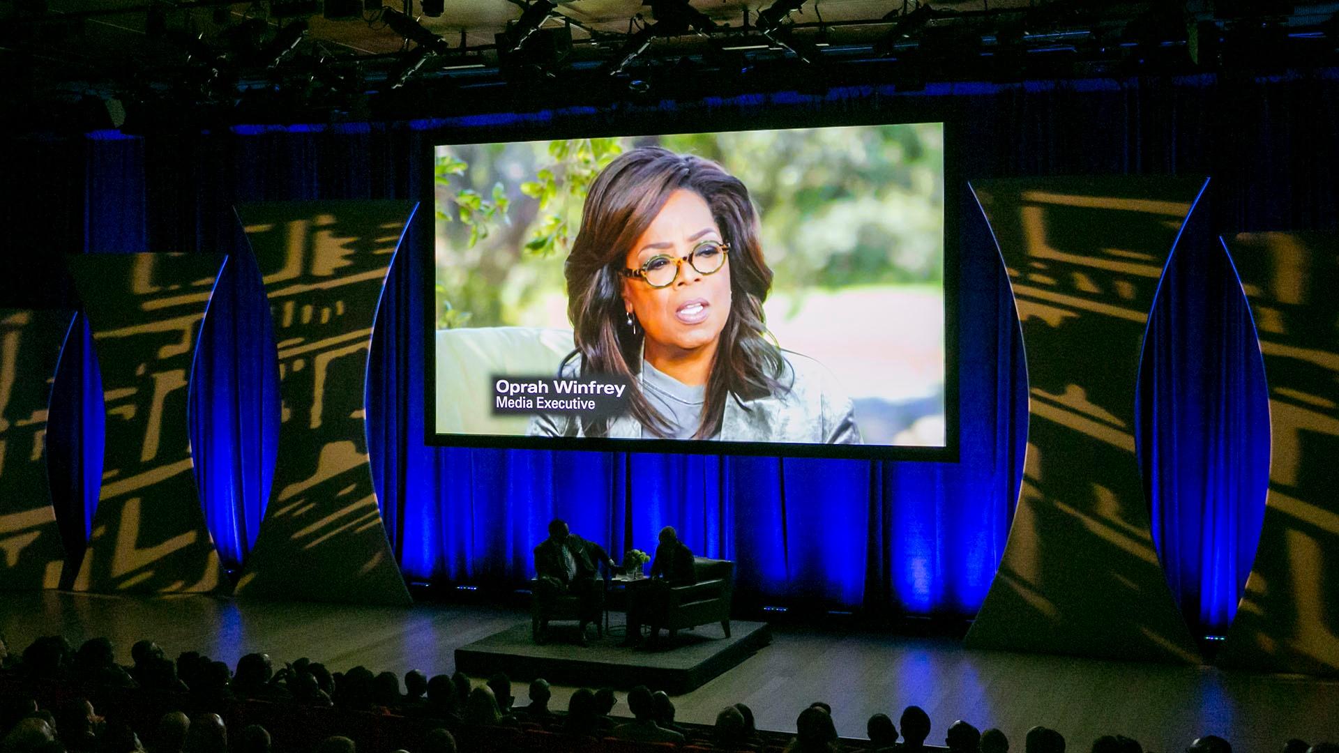 A video appearance from Oprah Winfrey