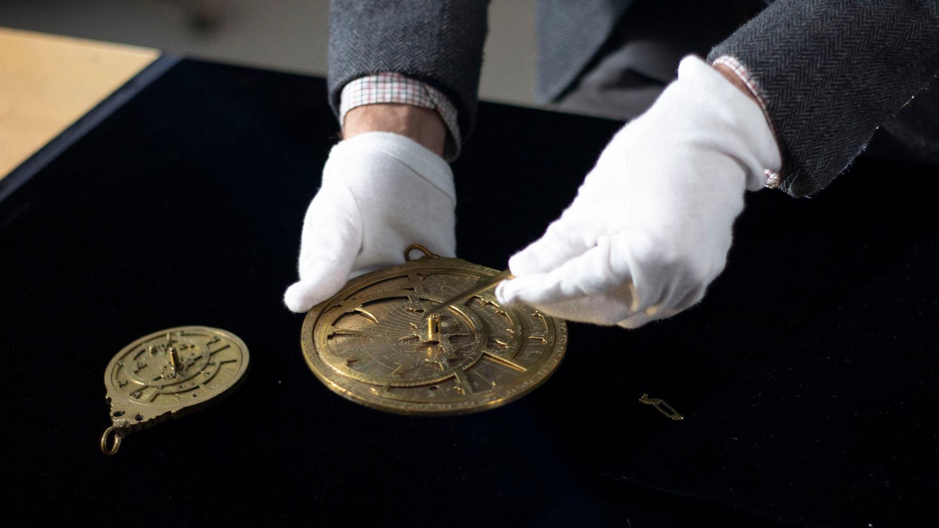Persian planispheric astrolabe at CHSI, Harvard University.