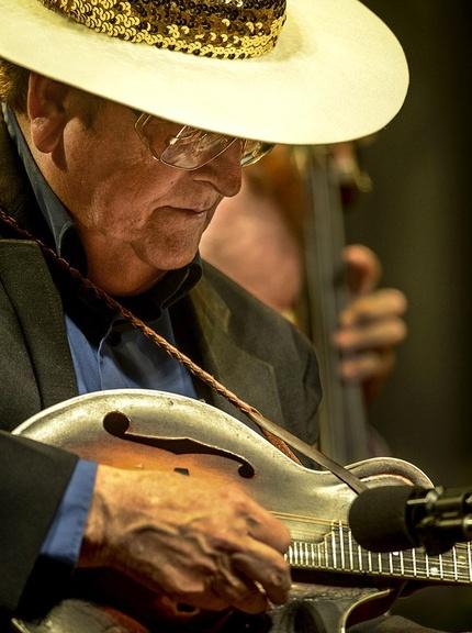 Closeup image of Bobby Osborne