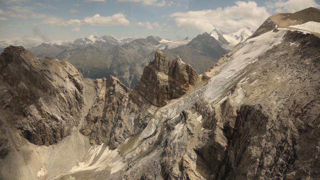 Alpine landscape around Zermatt, Switzerland.