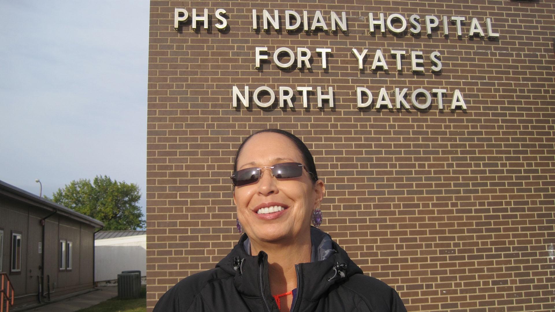 Wehnona Stabler (Omaha), director of the Fort Yates Indian Hospital.