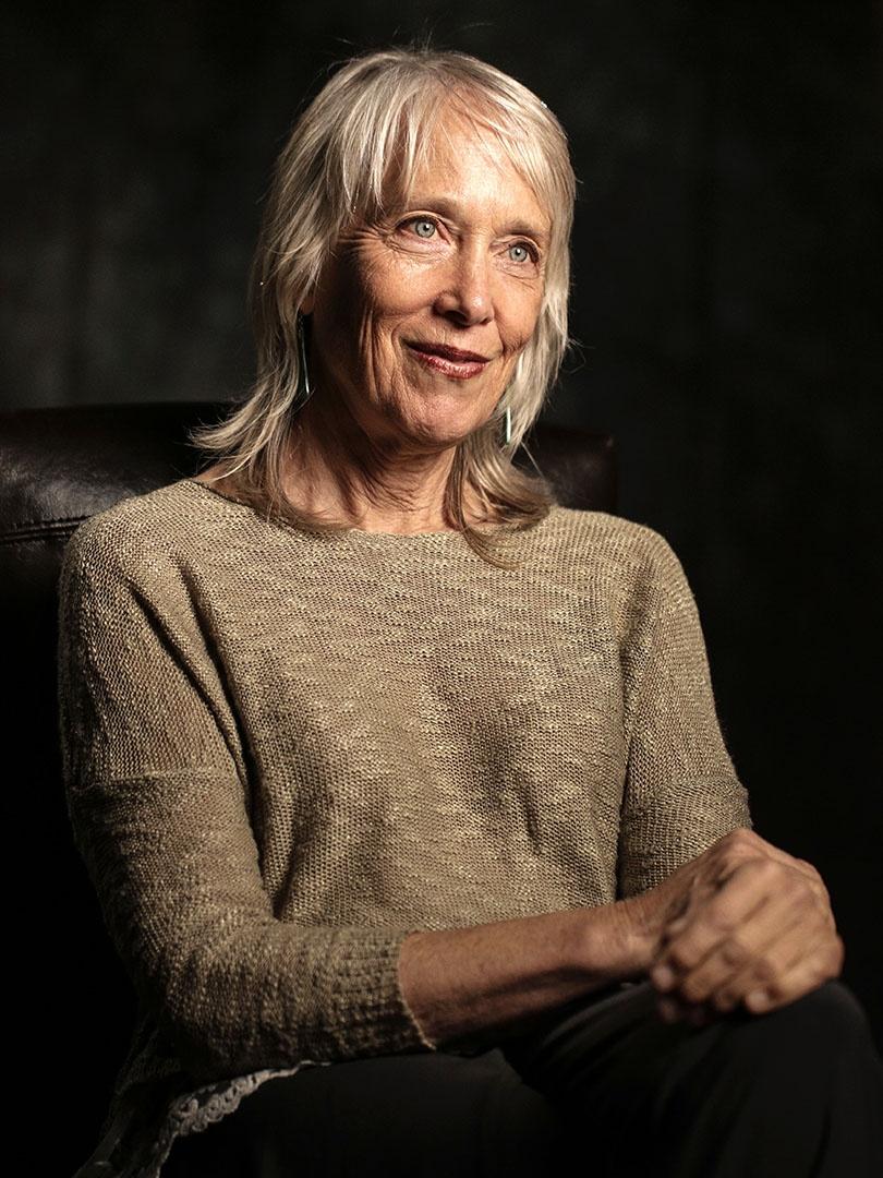 Closeup image of Laurie Lewis