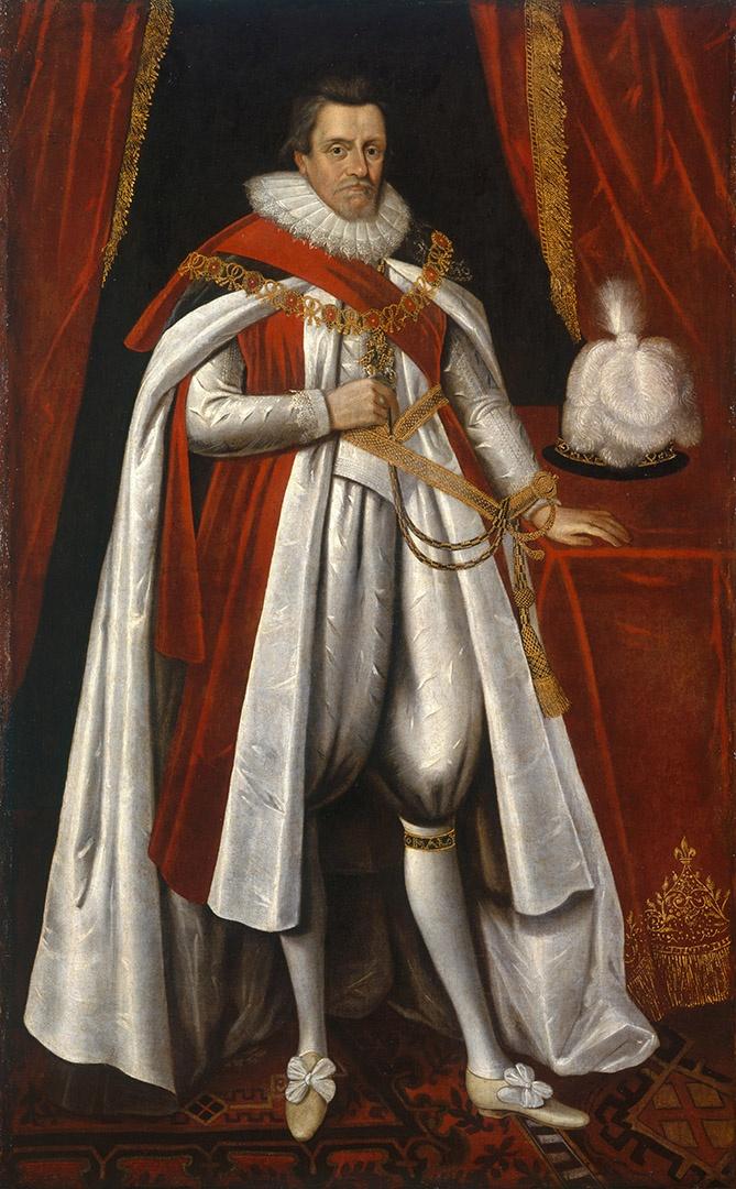Portrait of King James.