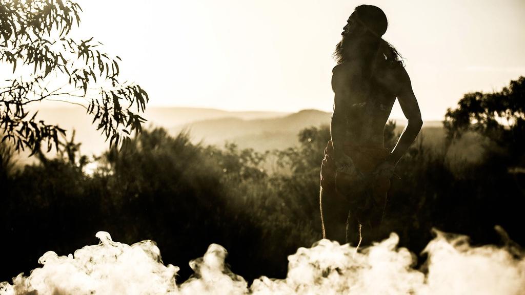 Image of a male indigenous dancer.