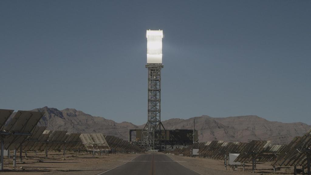 The Ivanpah Solar Electric Generating System (SEGS).