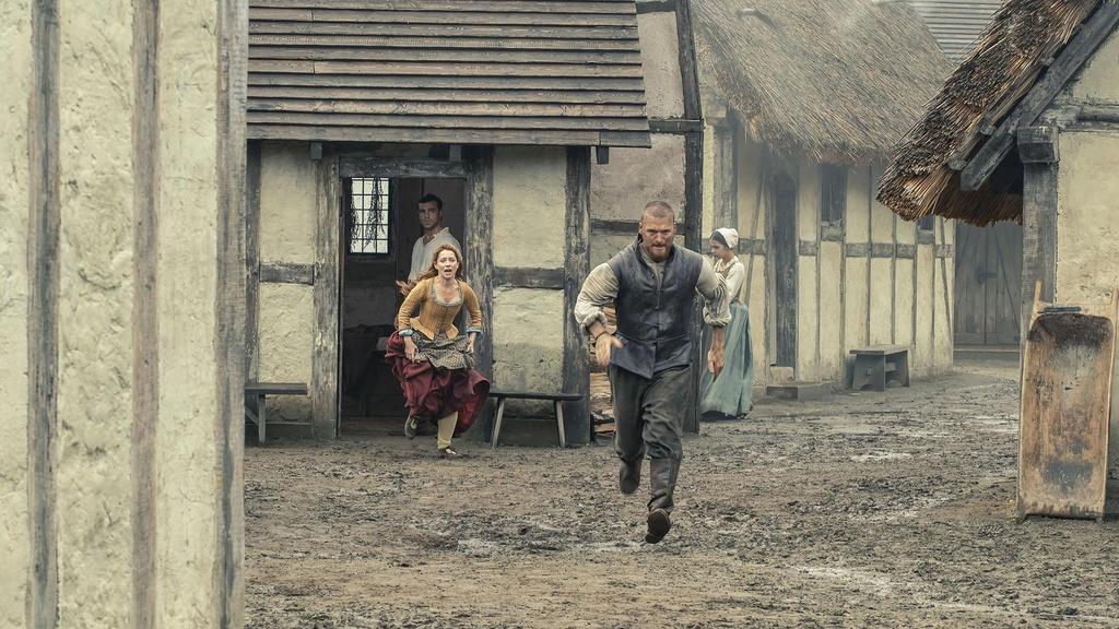 James Read runs to go up river.