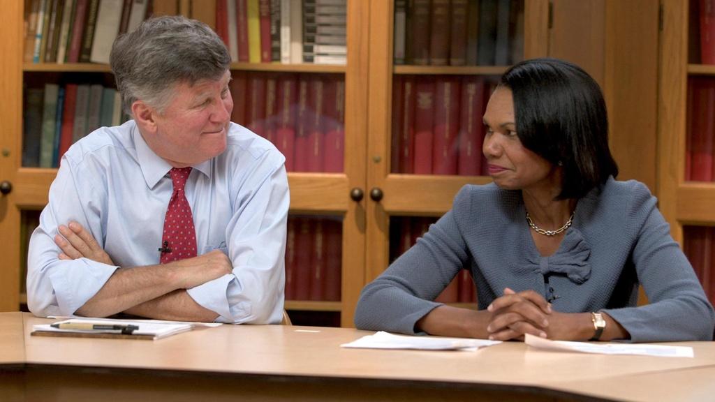 David M. Kennedy and Condoleezza Rice