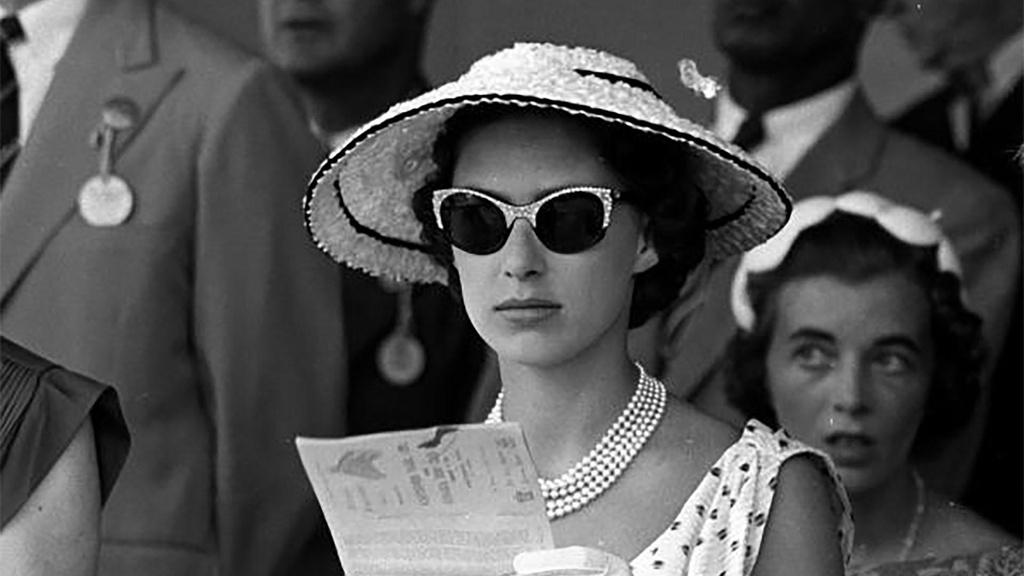 Princess Margaret pictured at the races at Kingston during the Royal Tour of the Caribbean.