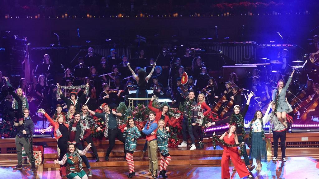 Image of Belmont University students performing