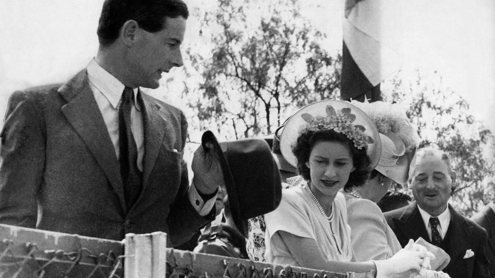 Princess Margaret with Peter Townsend in South Africa.