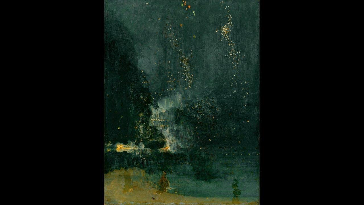 Image of painting Nocturne in Black and Gold, the Falling Rocket
