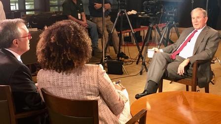 George W. Bush: Mother remained feisty