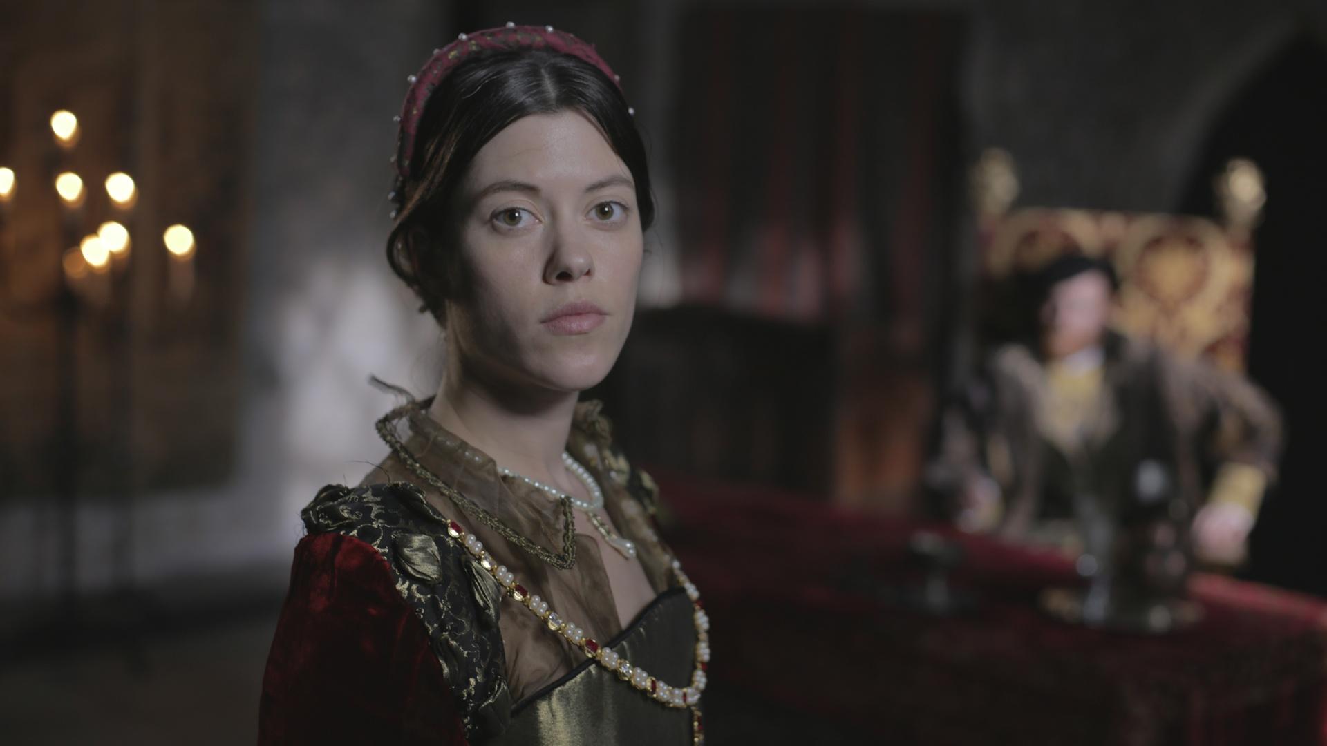 Anne Boleyn with Henry.