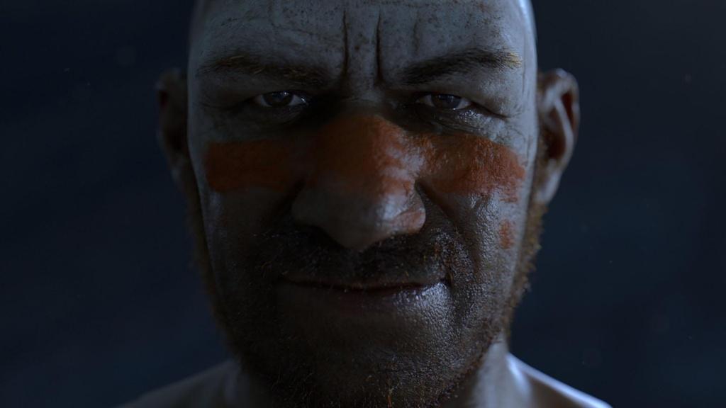 CGI photo of Ned the Neanderthal (protagonist of the show), created by Jellyfish Pictures Ltd.