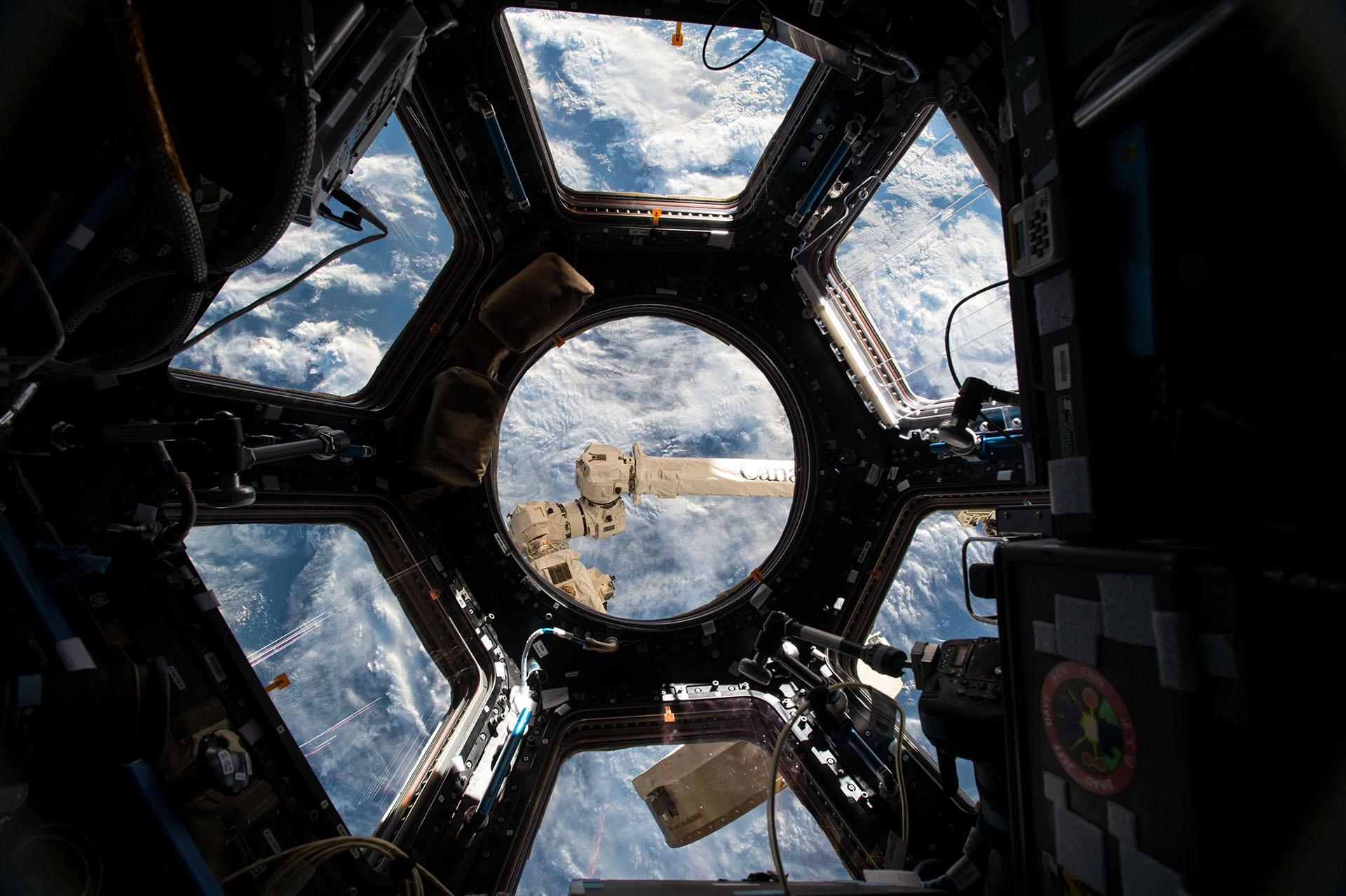 NASA astronaut Scott Kelly captured this interesting image in the station, Cupola.