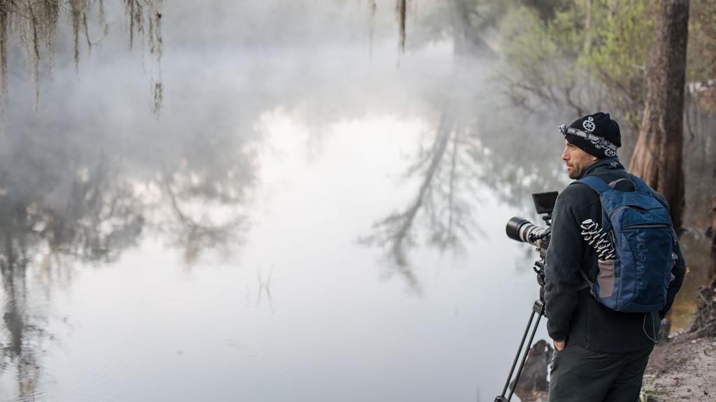A foggy Florida morning on the Withlacoochee River.