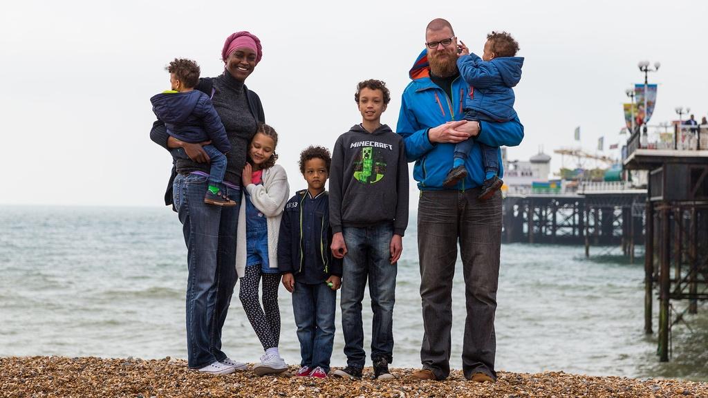 The Van Kleef Bolton family in Brighton.