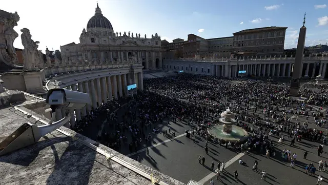 New Pope Selected As White Smoke Emerges From Sistine Chapel