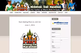Deadwood Mickelson Trail Marathon