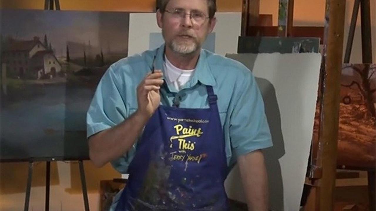 2 inch hake brush used in the Jerry Yarnell School of Fine Art PBS  Television shows