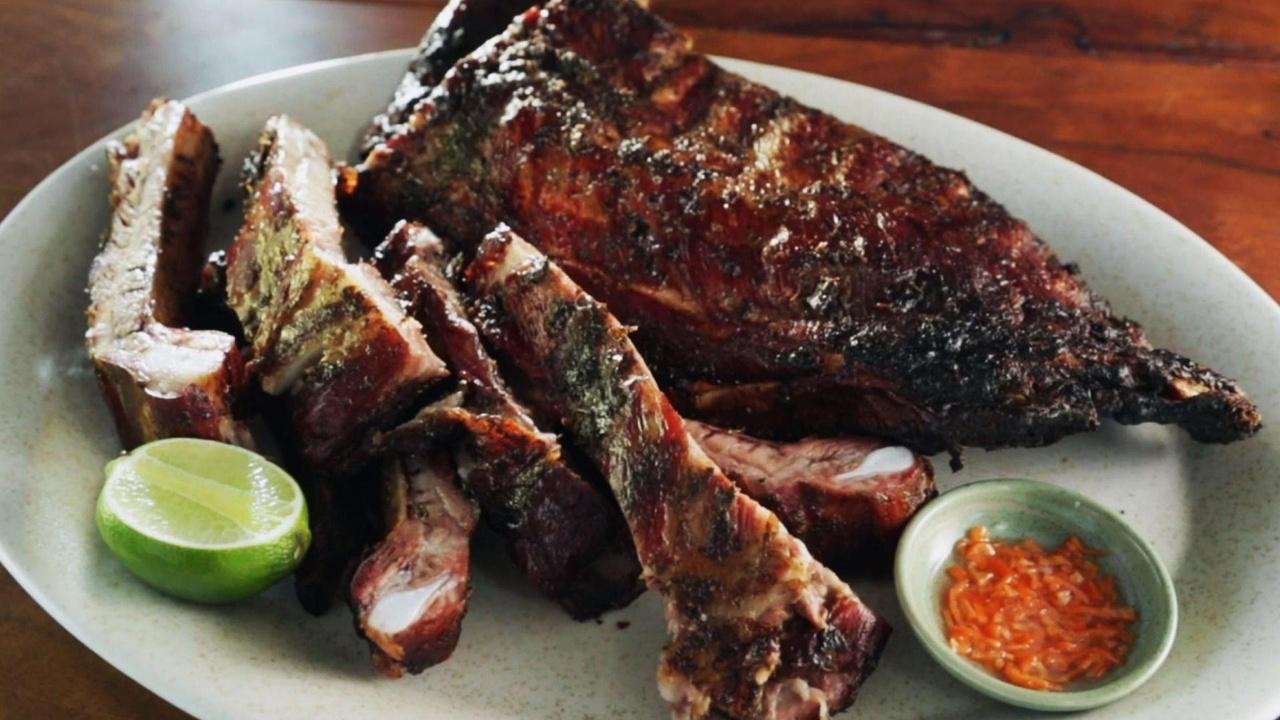 Steven Raichlen's Project Smoke Ribs Rock the Smoker