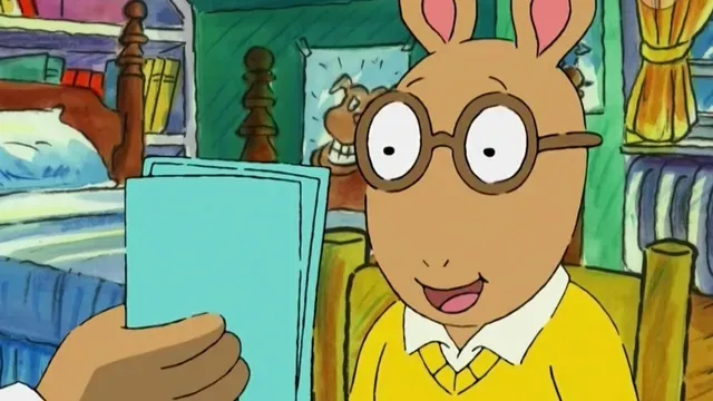 Francine's Pilfered Paper; Buster Gets Real poster frame