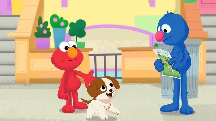 Furry Friends Forever: Elmo Gets a Puppy