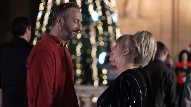 Christmas in Sainte Victoire poster frame