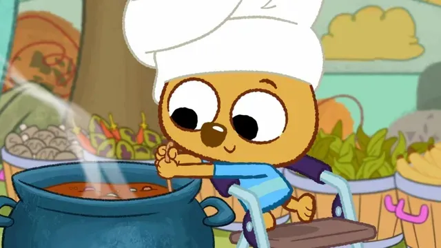 The Treeborhood Harvest Day; The Treeborhood Thankfulness Stew poster frame