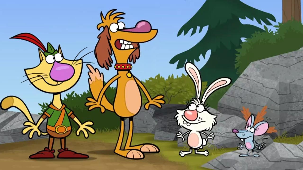 Nature Cat Bunny Baby Babysitter; King of the Backyard Bouncy Castles