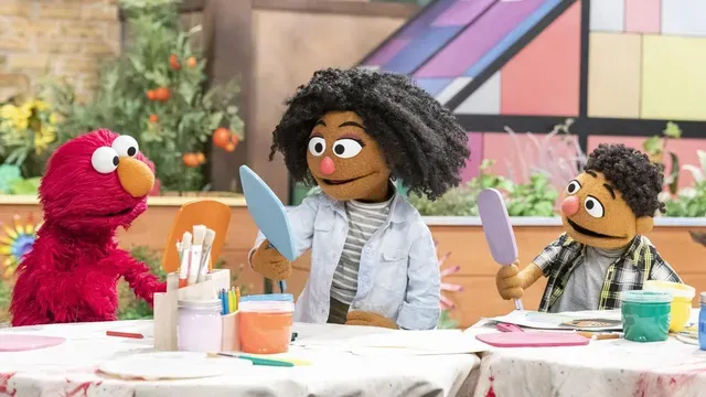 Sesame Street Self-Portraits poster frame