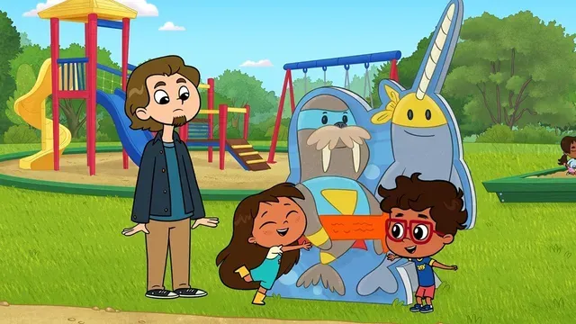 Wonder Walrus Live; Dinos in Space poster frame