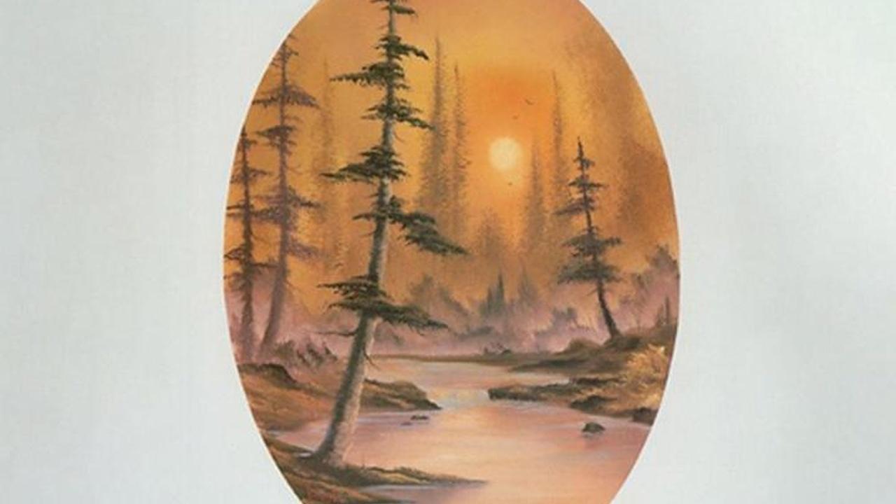 The Best of the Joy of Painting Golden Mist Oval The Best of the Joy of Painting Golden Mist Oval