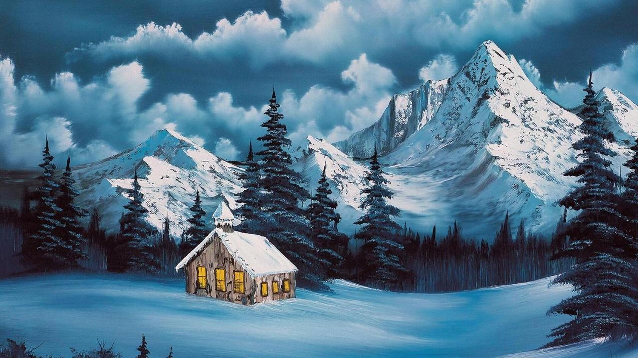 The Best of the Joy of Painting Christmas Eve Snow airing Tue, Sep 22 10:00 am