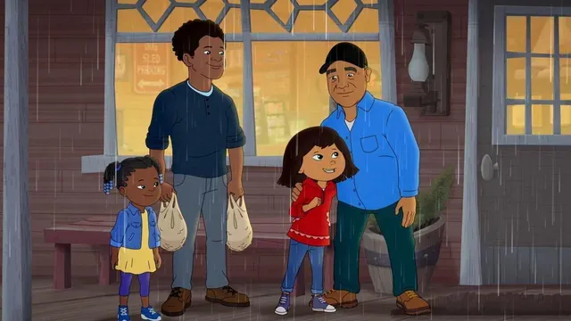 Reading the Sky; Salmon in the Smoke poster frame